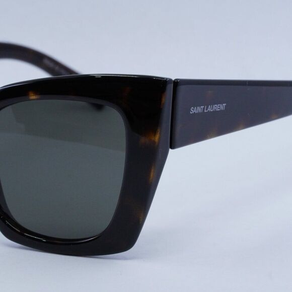 ?️ New Saint Laurent SL552 008 Sunglasses - Dark Havana Frame, Grey Lenses main image 8